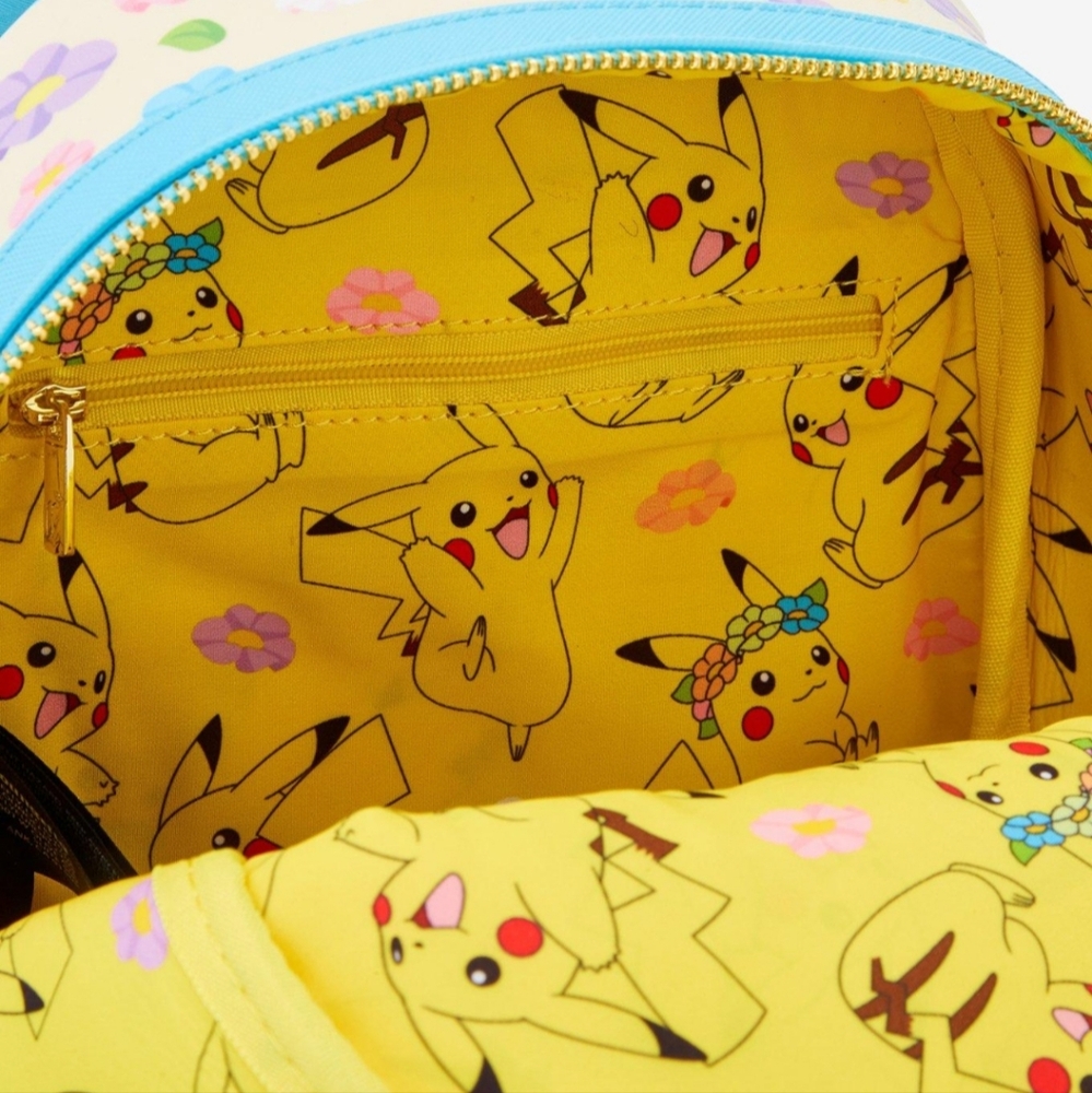 Pikachu Loungefly Mini Backpack - Picture 3 of 5